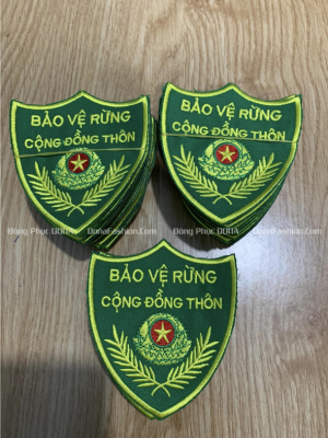 Thêu logo BẢO VỆ RỪNG