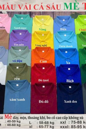 BST Polo cá sấu mè basic