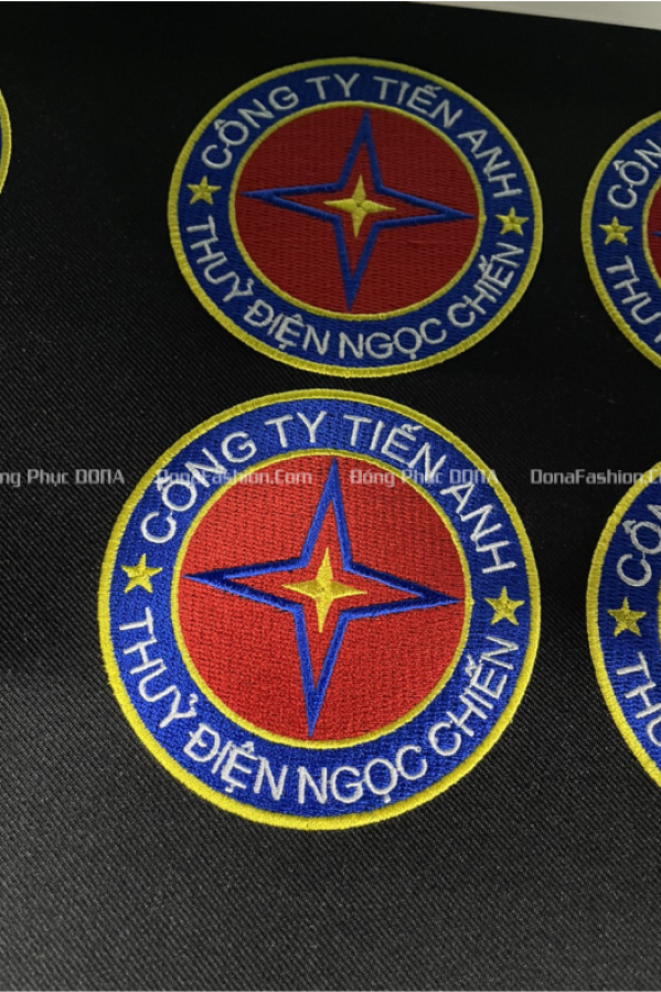Thêu logo công ty ĐIỆN LỰC 